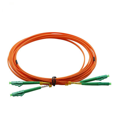 PVC multi G652D Lc APC del modo al cordón de remiendo de la fibra óptica del Lc APC