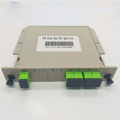 Tipo tipos pasivos del casete del divisor de la fibra óptica de 1x4 Sc/Apc