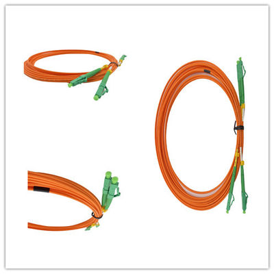 Cordón de remiendo de la fibra óptica del PVC FTTH el 1m del LC APC G652D