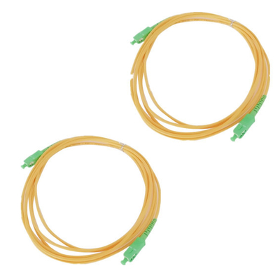 Cordón de remiendo acorazado de la fibra óptica del SC/del PVC LSZH G657A de APC 2.0m m 3.0m m