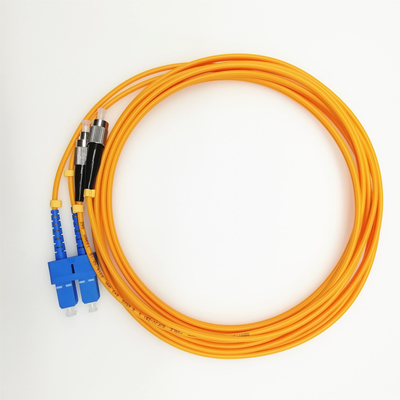 Cordón de remiendo a dos caras de la fibra óptica del SC/del PVC LSZH G657A del UPC FC/UPC 2.0m m 3.0m m