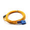 Sc Upc del PVC G652D al cordón de remiendo de la fibra óptica del conector de Fc Upc