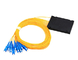 divisor encajonado del PLC de la fibra óptica del ABS de 1*4 1*8 con el conector de SC/APC