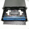 48 el panel de remiendo óptico de la caja terminal de la fibra óptica de los corazones SC/UPC