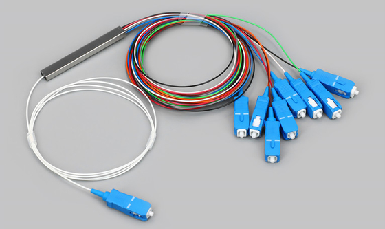 Conector de Mini Type Sc /upc del divisor del PLC de la fibra óptica 1*8 FTTH de FTTX