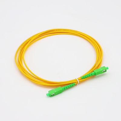 PVC G652D del SM milímetro 3.0m m con el cordón de remiendo de la fibra óptica del conector de Sc/Apc