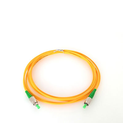 Cordón de remiendo a una cara de la fibra óptica del conector del PVC G652D Fc/Apc