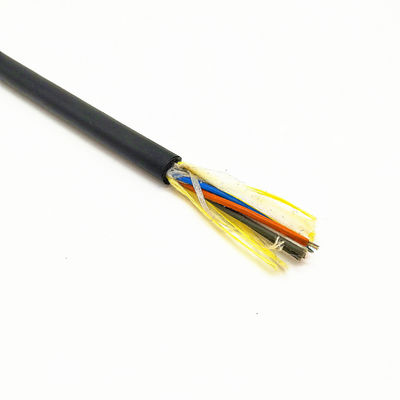 Cable al aire libre del HDPE ADSS de OM2 OM3, cable fibroóptico del 100m