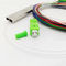 1X16 tipo 16 divisor óptico del tubo de Stell de la fibra óptica del SC APC del PLC de la manera