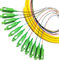 Cable bajo de la fibra de la coleta del SC APC 3M de la pérdida de inserción SM SX