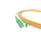 Cordón de remiendo de fibra óptica a una cara del Sc-Sc APC del SM/cable acorazado del remiendo de la fibra óptica