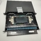 48 el panel de remiendo óptico de la caja terminal de la fibra óptica de los corazones LC/UPC