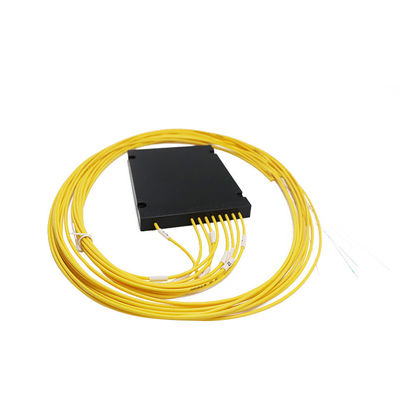 1x8 sin el divisor del Plc de la fibra óptica de la caja del ABS de los conectores